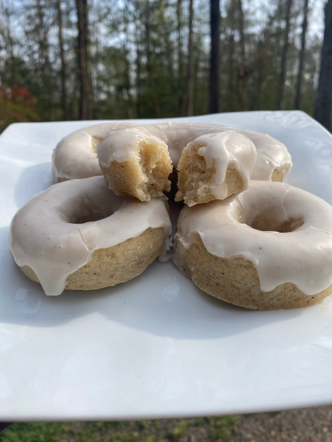 * Vegan Vanilla Bean Donuts