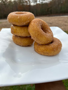 * Vegan Pumpkin Spice Donuts